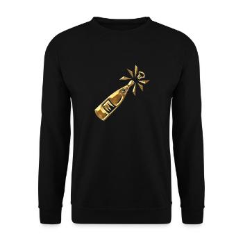 Flacon de - Sweat-shirt Unisexe - noir - Devant - Alina (178cm) & Michal (187cm)