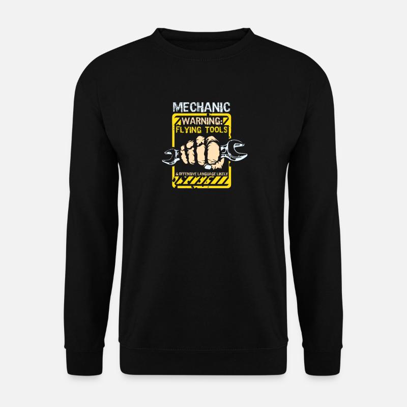 Mechaniker - Unisex Pullover - Schwarz