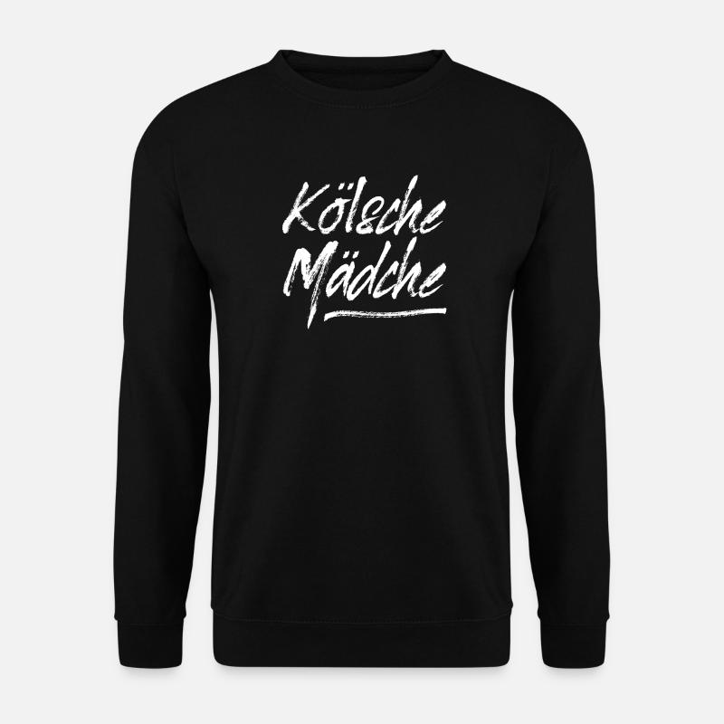 Kölsche Mädche / Karneval in Köln / Kölsch & Kölle - Unisex Pullover - Schwarz