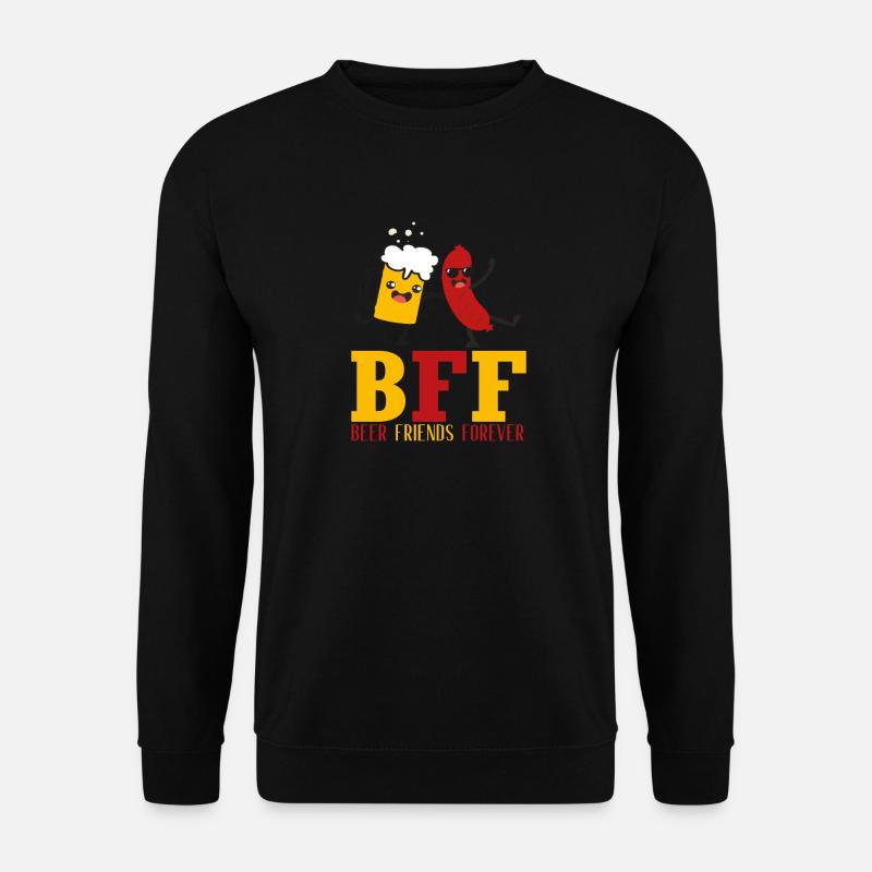 Beer Friends Forever - Unisex Pullover - Schwarz