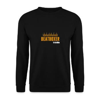 Beatboxer - limitierte Edition - Unisex Pullover - Schwarz - Vorne - Alina (178cm) & Michal (187cm)