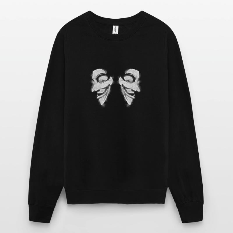 Anonymous v comme vendetta Double Head Sweat-shirt Unisexe