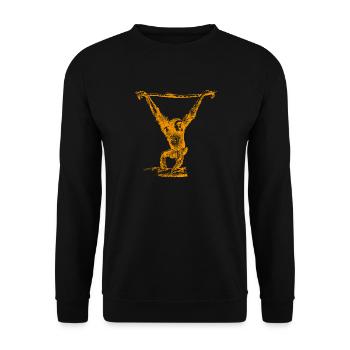 Gibbon - Unisex Pullover - Schwarz - Vorne - Alina (178cm) & Michal (187cm)