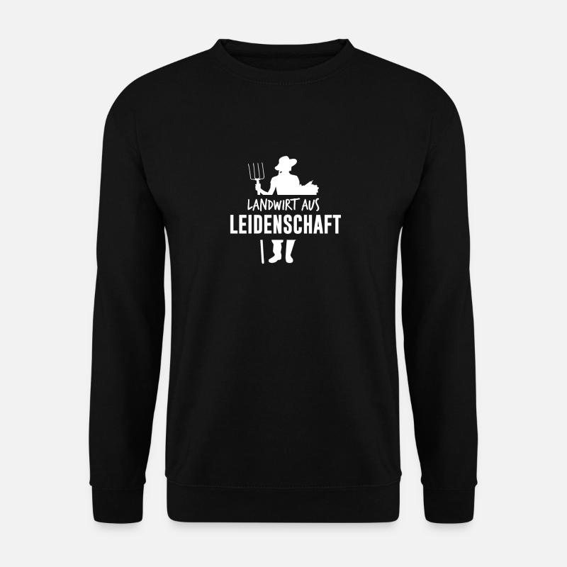 Landwirt aus Leidenschaft - Unisex Pullover - Schwarz