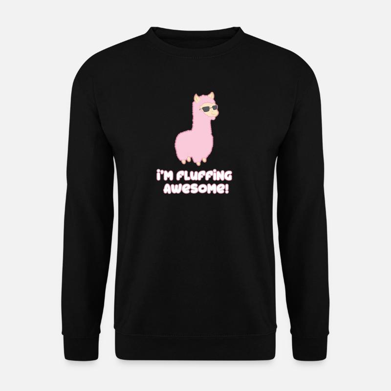 Cool Llama - Unisex Sweatshirt - black