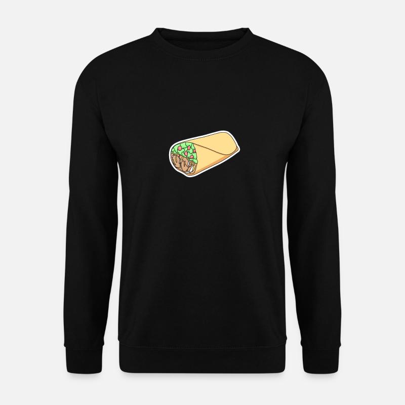 Conception d’autocollants Taco Wrap - Sweat-shirt Unisexe - noir