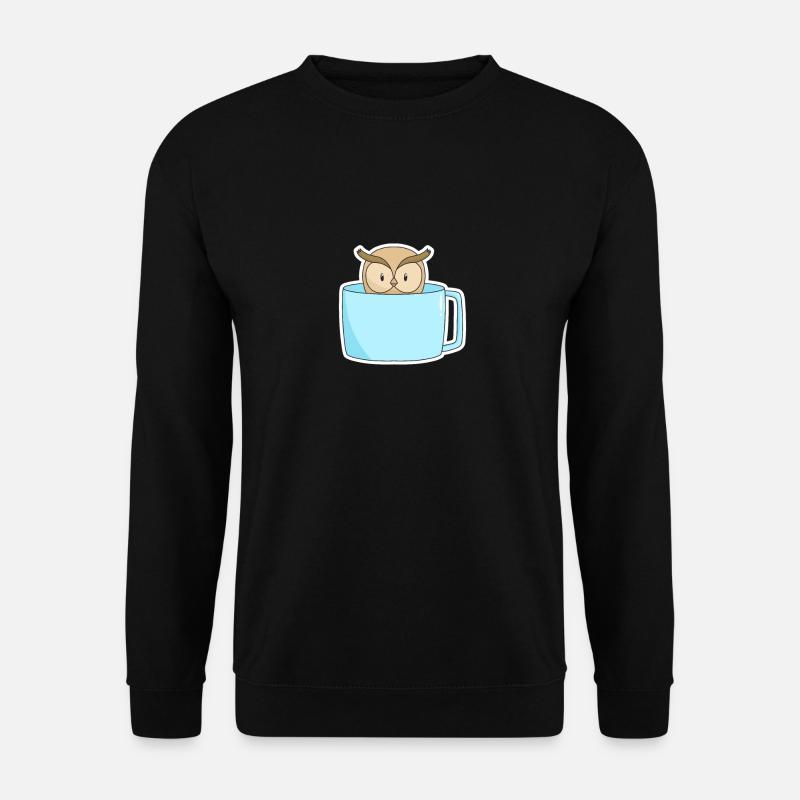Vogel Kaffee - Unisex Pullover - Schwarz