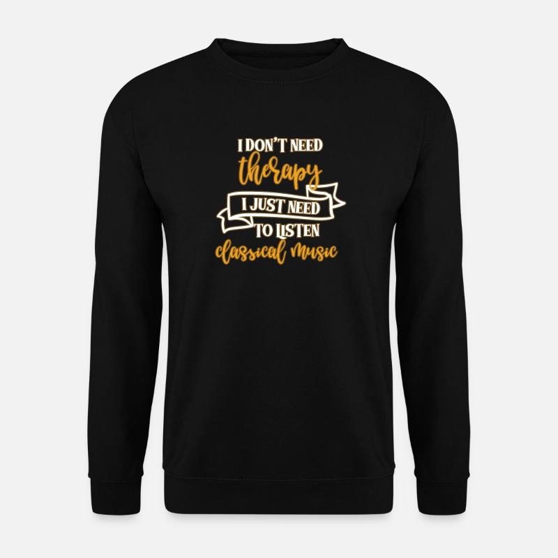 Klassische Musik - Unisex Pullover - Schwarz