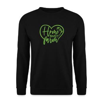 ferme - Sweat-shirt Unisexe - noir - Devant - Alina (178cm) & Michal (187cm)