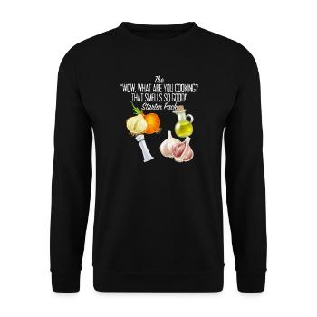Cooking Starter Pack For chefs cook kitchen chef - Unisex Sweatshirt - black - Front - Alina (178cm) & Michal (187cm)