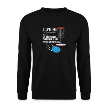 Disc Golf - Unisex Pullover - Schwarz - Vorne - Alina (178cm) & Michal (187cm)
