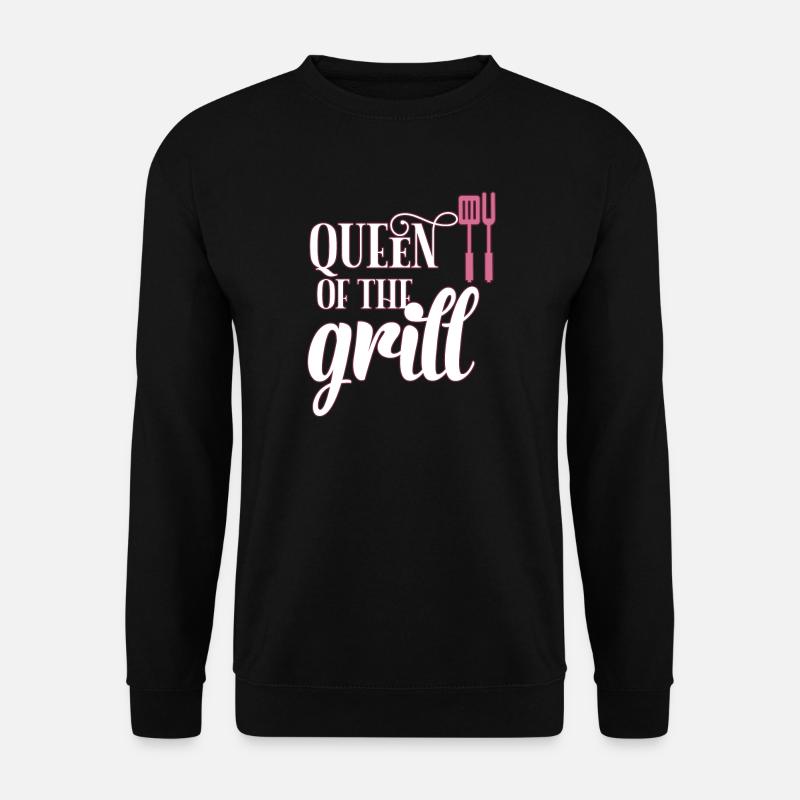Grillen Königin - Unisex Pullover - Schwarz