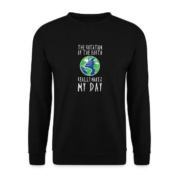 Lehrer Geographie Lehrer Geschenk - Unisex Pullover - Schwarz - Vorne - Alina (178cm) & Michal (187cm)
