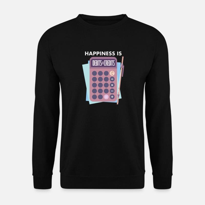 comptable - Sweat-shirt Unisexe - noir