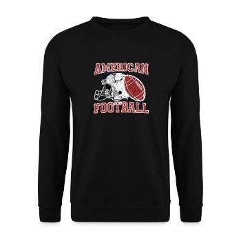 Football américain - Sweat-shirt Unisexe - noir - Devant - Alina (178cm) & Michal (187cm)