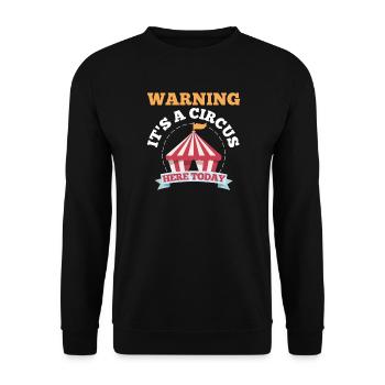 Cirque - Sweat-shirt Unisexe - noir - Devant - Alina (178cm) & Michal (187cm)