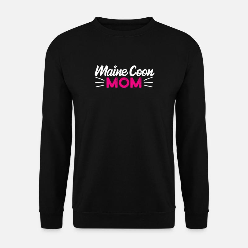 Maine Coon Katze - Unisex Pullover - Schwarz