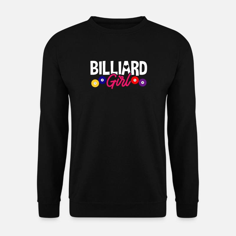 Billard Billard Pool - Unisex Pullover - Schwarz