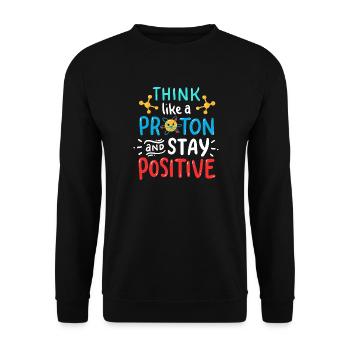 Étudiant chimiste chimiste - Sweat-shirt Unisexe - noir - Devant - Alina (178cm) & Michal (187cm)