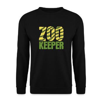 Zookeeper - Unisex Sweatshirt - black - Front - Alina (178cm) & Michal (187cm)