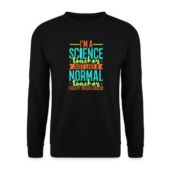Science - Sweat-shirt Unisexe - noir - Devant - Alina (178cm) & Michal (187cm)