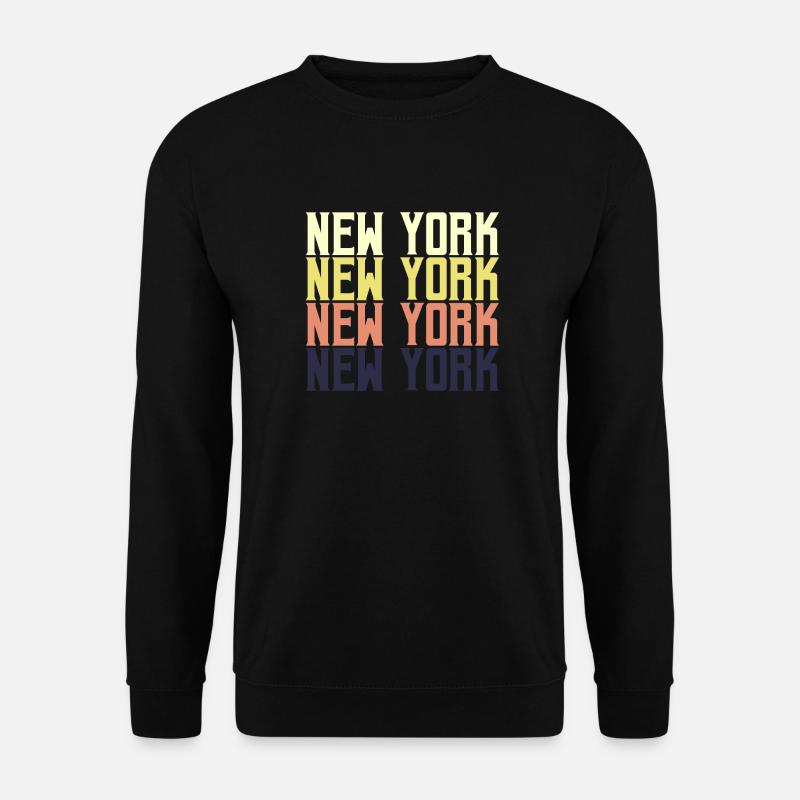 New York - Unisex Pullover - Schwarz