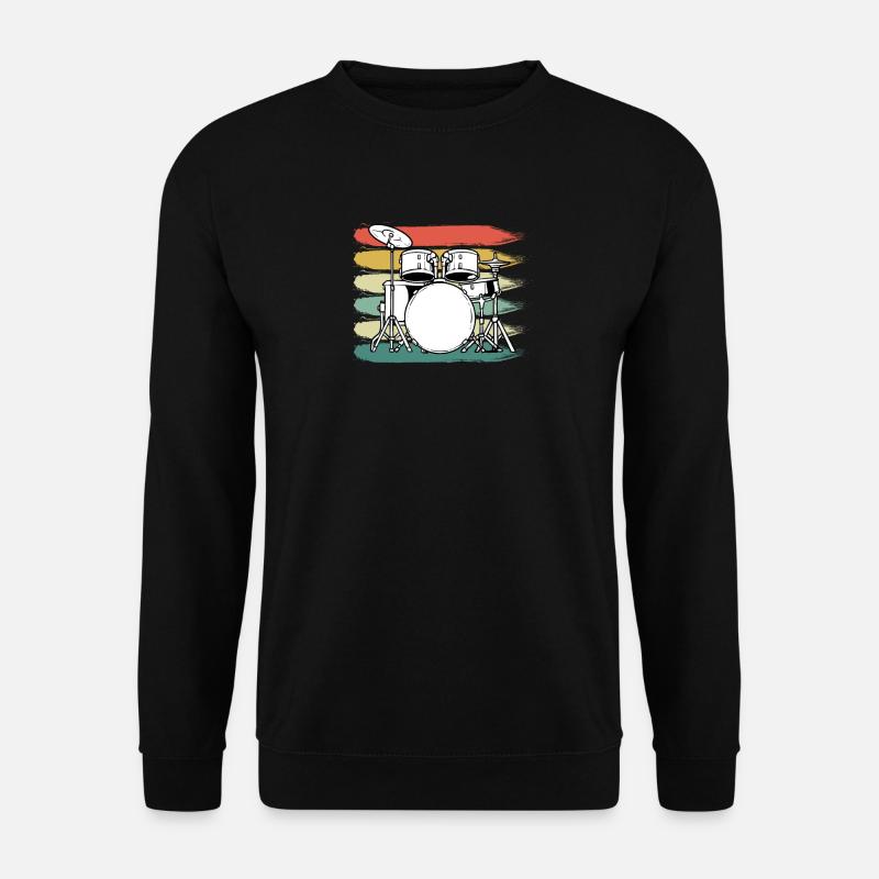 Schlagzeug Schlagzeuger - Unisex Pullover - Schwarz