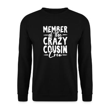 Cousin - Unisex Sweatshirt - black - Front - Alina (178cm) & Michal (187cm)