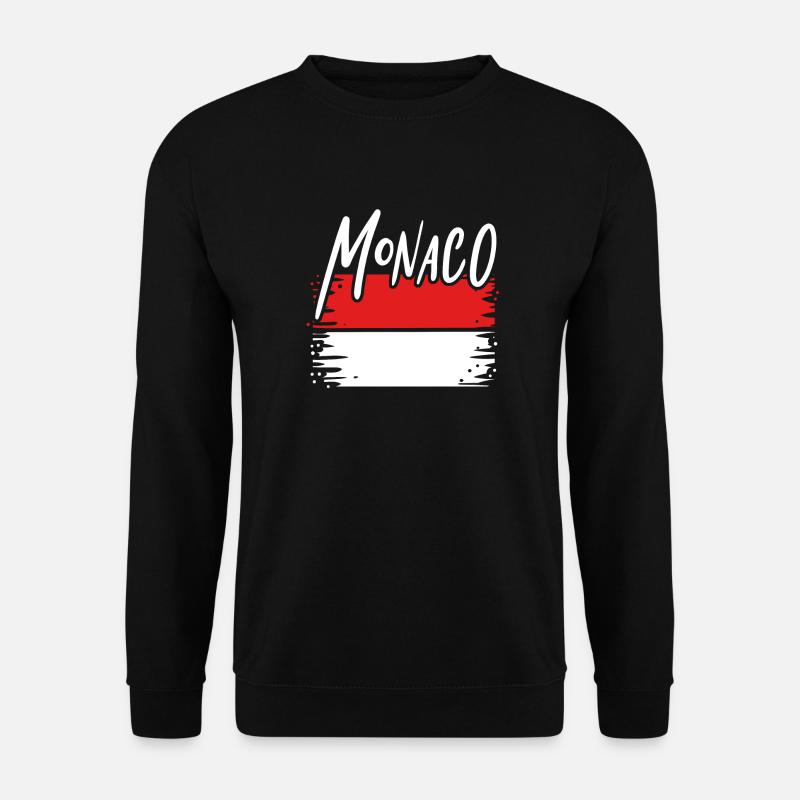 Monaco Fürstentum - Unisex Pullover - Schwarz