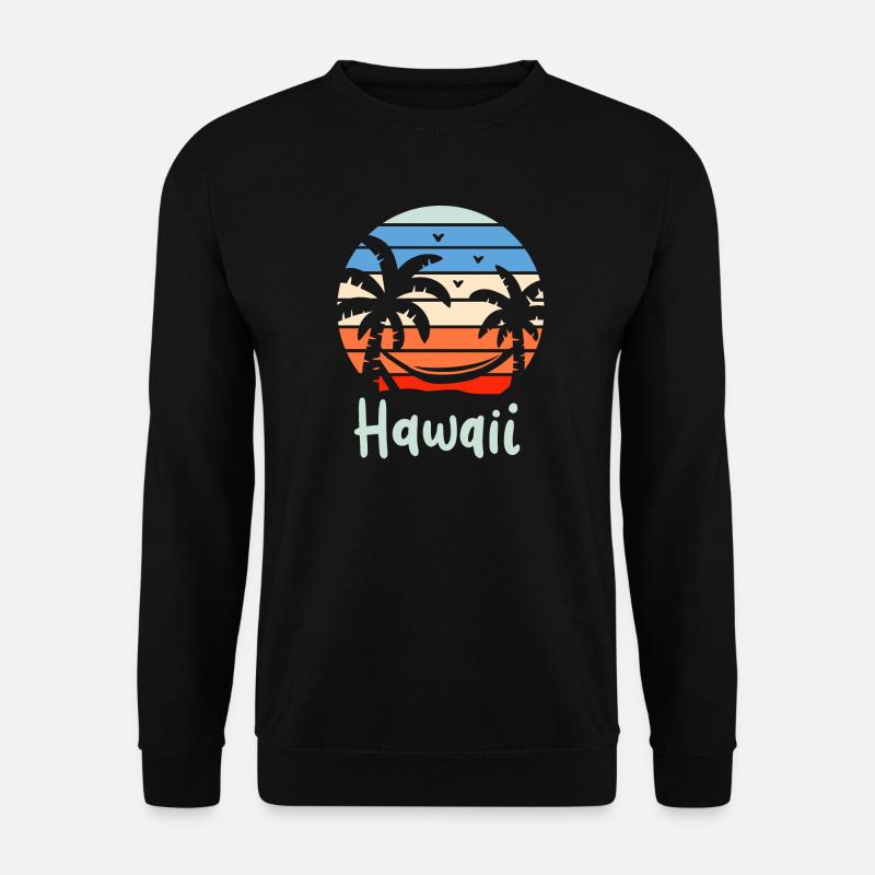 Hawaii Retro - Unisex Sweatshirt - black