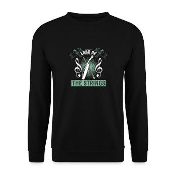 Violon - Seigneur des cordes - Sweat-shirt Unisexe - noir - Devant - Alina (178cm) & Michal (187cm)