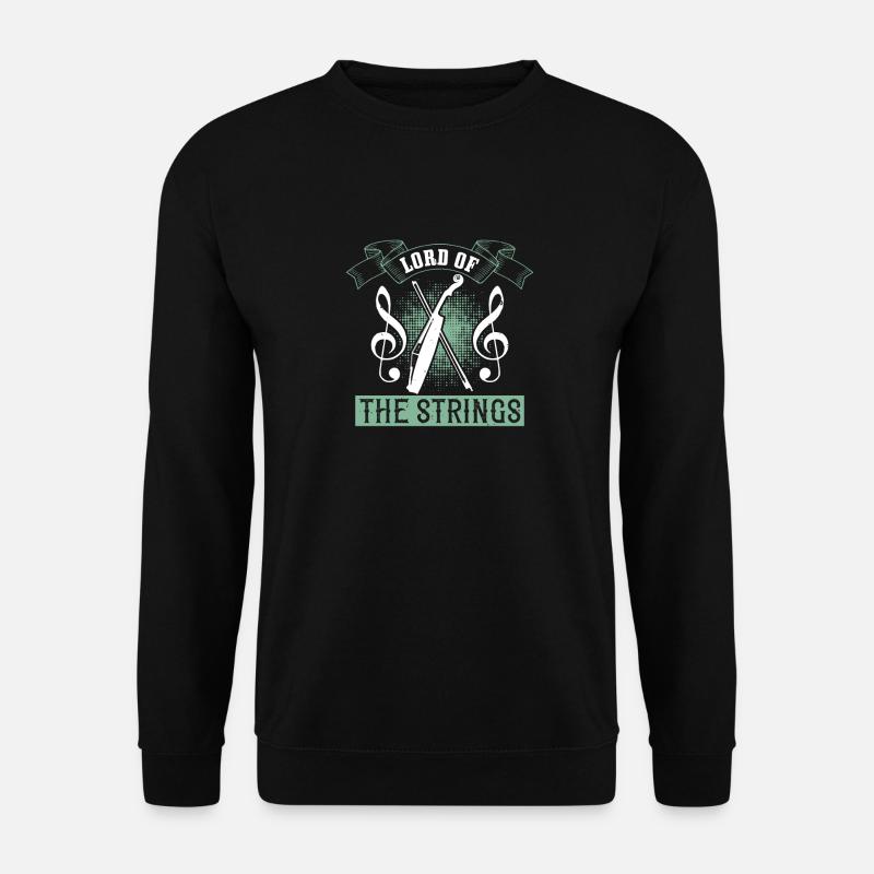 Violine - Lord of the strings - Unisex Pullover - Schwarz