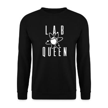 Biologin Chemikerin Labor - Unisex Pullover - Schwarz - Vorne - Alina (178cm) & Michal (187cm)