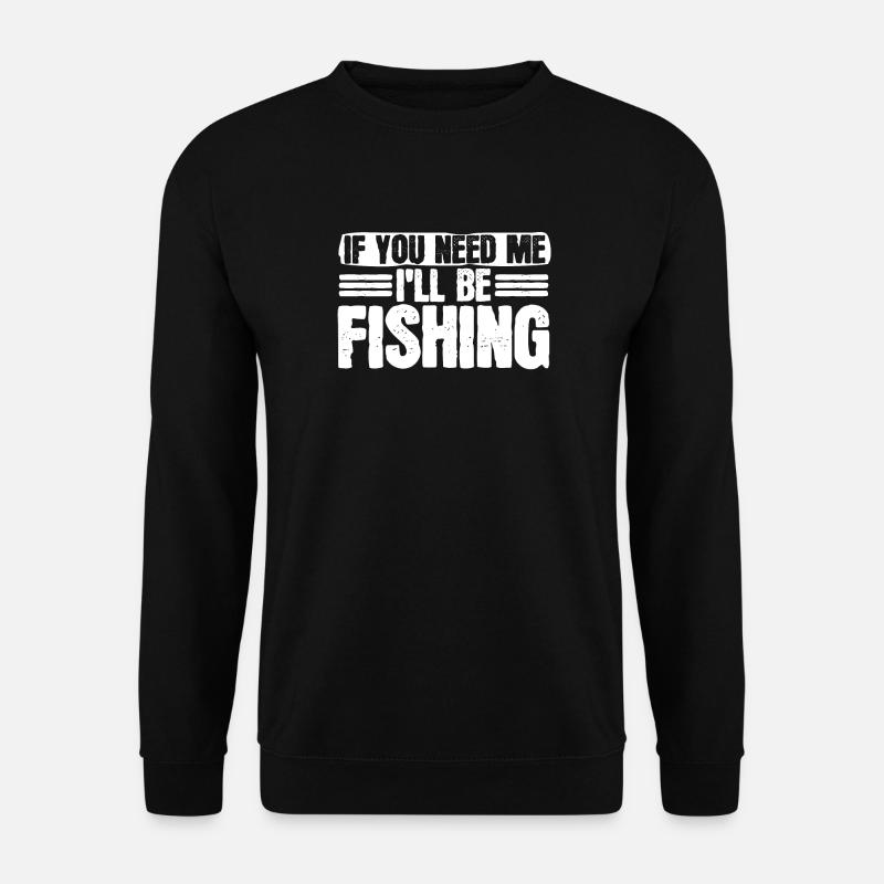 Angler Fischer - Unisex Pullover - Schwarz