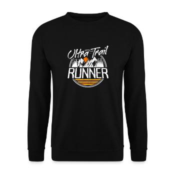 Ultra Trail Running Traillauf Ultra Trail Runner - Sweat-shirt Unisexe - noir - Devant - Alina (178cm) & Michal (187cm)