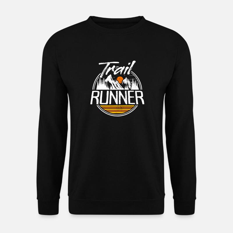 Trail Runner Traillauf Trailrunner Ultra Running - Unisex Pullover - Schwarz