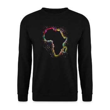 Afrique - Sweat-shirt Unisexe - noir - Devant - Alina (178cm) & Michal (187cm)