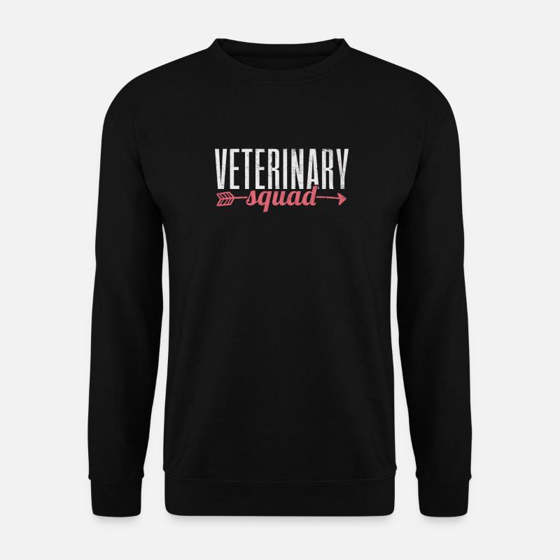 Veterinarian Assistant Veterinarian Helper - Unisex Sweatshirt - black