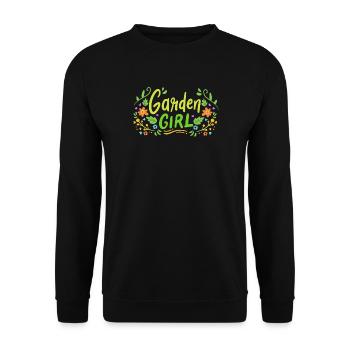 Jardinage Jardinage Jardinage - Sweat-shirt Unisexe - noir - Devant - Alina (178cm) & Michal (187cm)