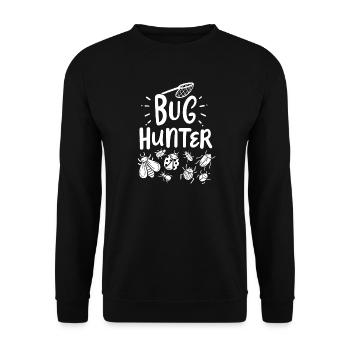 Insekten Entomologe - Unisex Pullover - Schwarz - Vorne - Alina (178cm) & Michal (187cm)