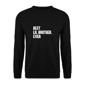 Bester Bruder Aller Zeiten - Unisex Pullover - Schwarz - Vorne - Alina (178cm) & Michal (187cm)