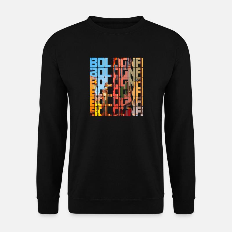 Bologna Italien Schriftzug  - Unisex Pullover - Schwarz