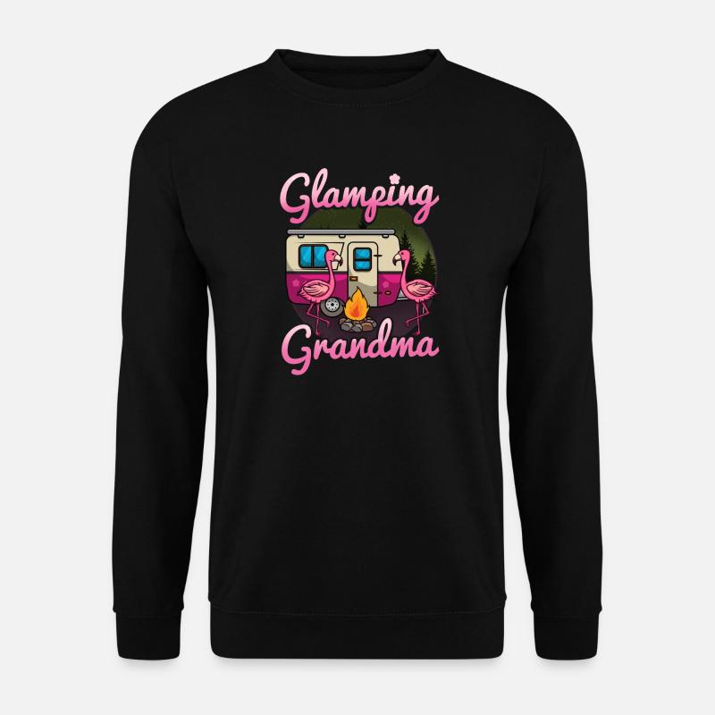 Glamping Camping - Unisex Pullover - Schwarz