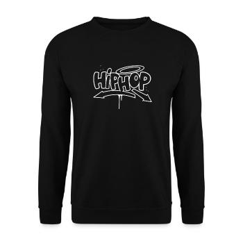 Graffiti Hip Hop - Sweat-shirt Unisexe - noir - Devant - Alina (178cm) & Michal (187cm)