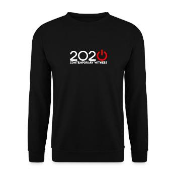 2020 Contemporary Witness Corona 2020 I Was Part - Unisex Sweatshirt - black - Front - Alina (178cm) & Michal (187cm)