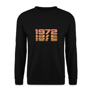 1972 - Unisex Sweatshirt - black - Front - Alina (178cm) & Michal (187cm)