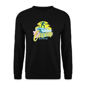 Cocoa Beach - Unisex Sweatshirt - black - Front - Alina (178cm) & Michal (187cm)