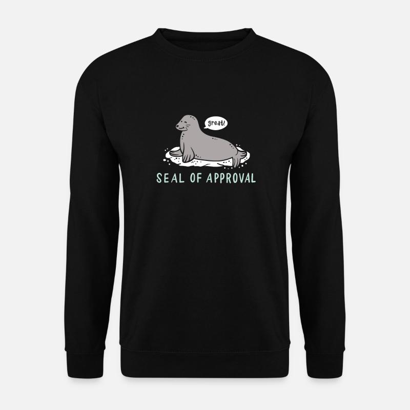 Seal - Unisex Sweatshirt - black