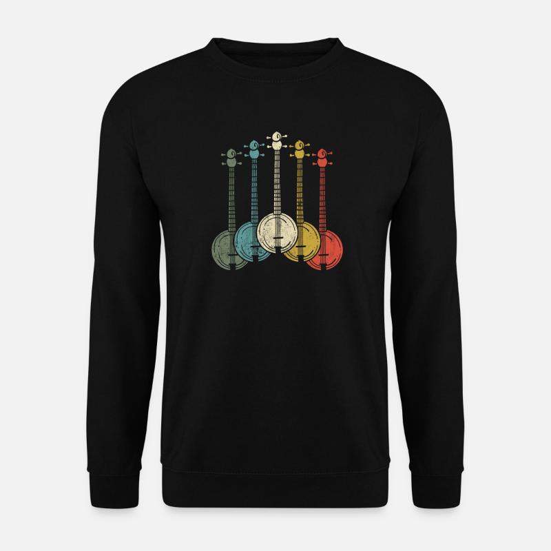 Banjo Banjo-Spieler - Unisex Pullover - Schwarz