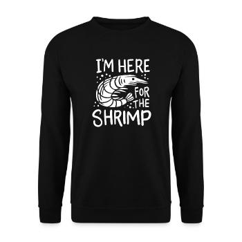 Shrimp - Unisex Sweatshirt - black - Front - Alina (178cm) & Michal (187cm)
